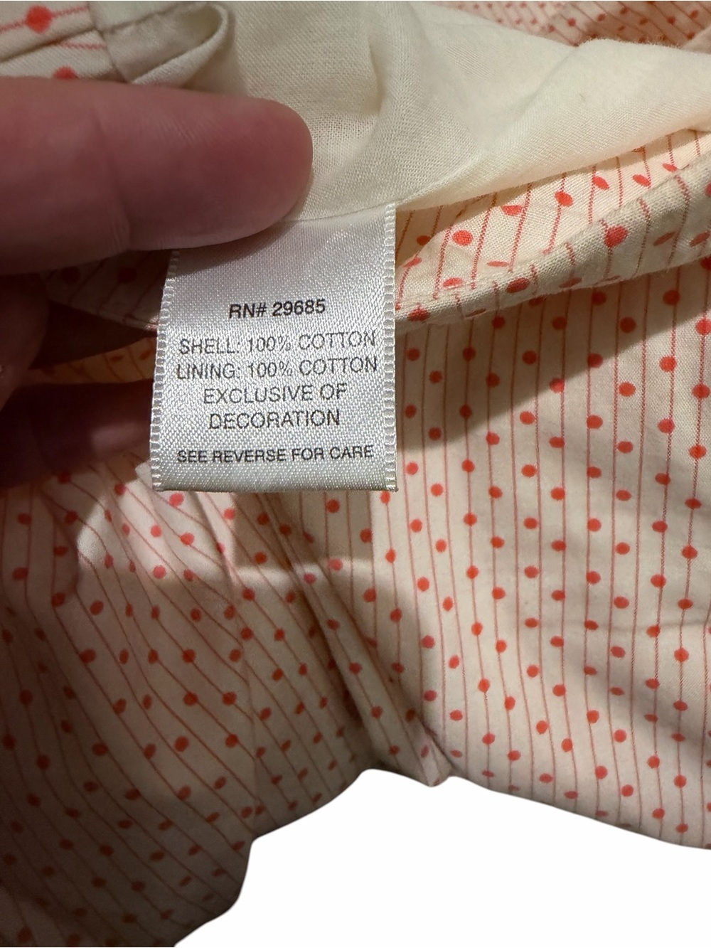 Pendleton Light Pink Textured Midi Skirt with Coral Trim - Picture 7 of 7